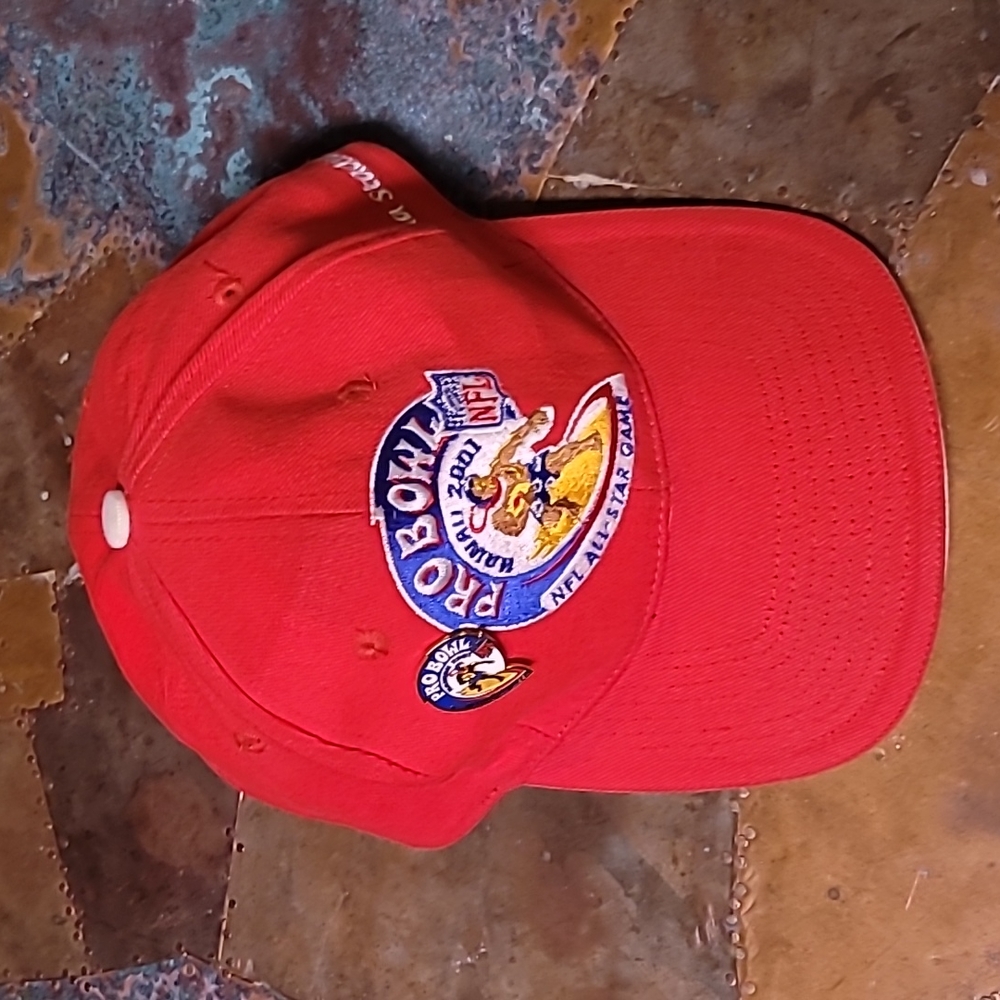 2001. NFL PRO BOWL. HAT. velcro strap.